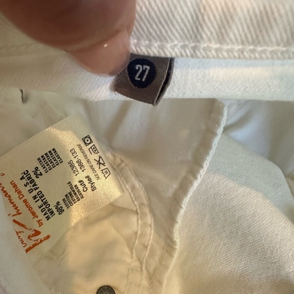 Citizens of Humanity Thompson MidRise cropped skinny white women’s sz 27 - Picture 3 of 11